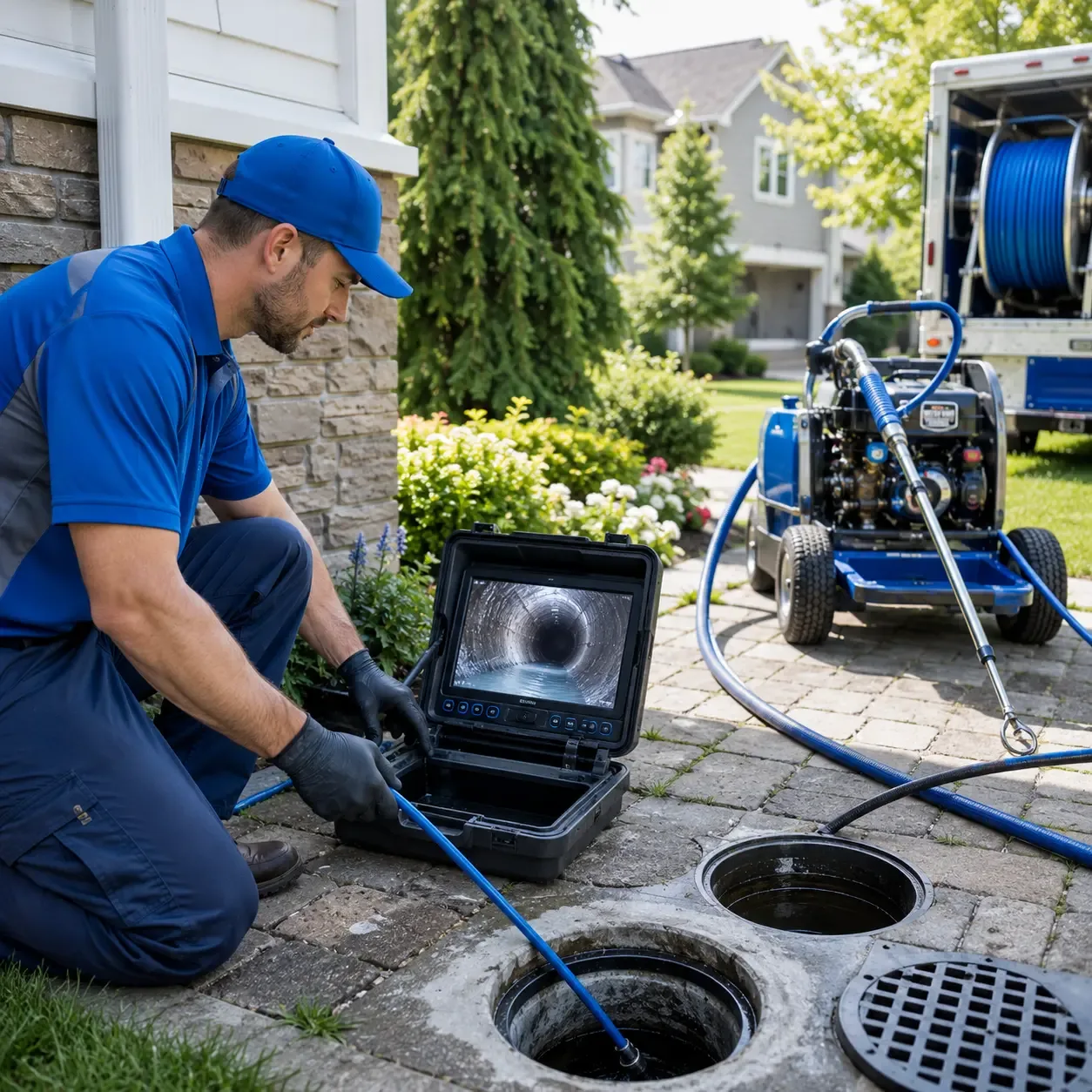 Outdoor drain cleaning professionals serving Wapella, IL