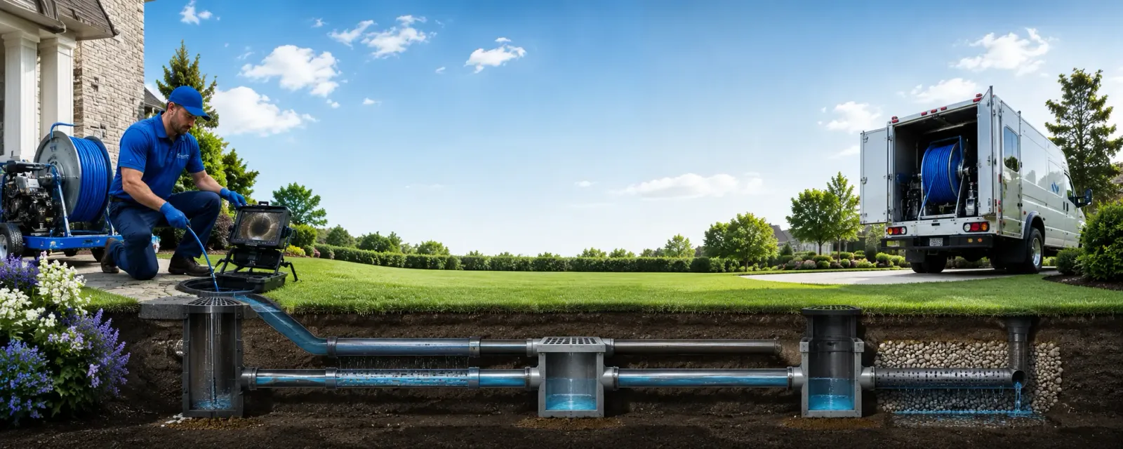 Outdoor drain cleaning information for Wapella, IL